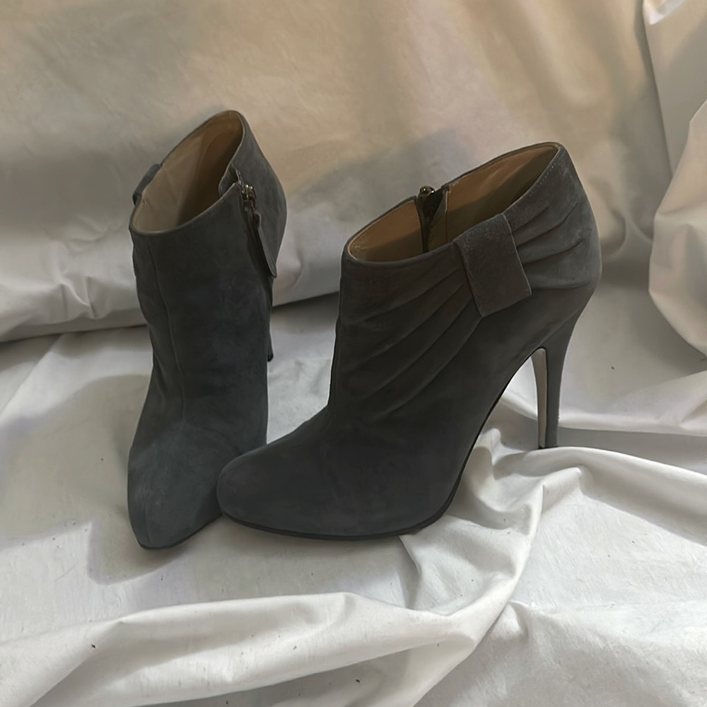 Valentino Garavani Suede Bow Booties
